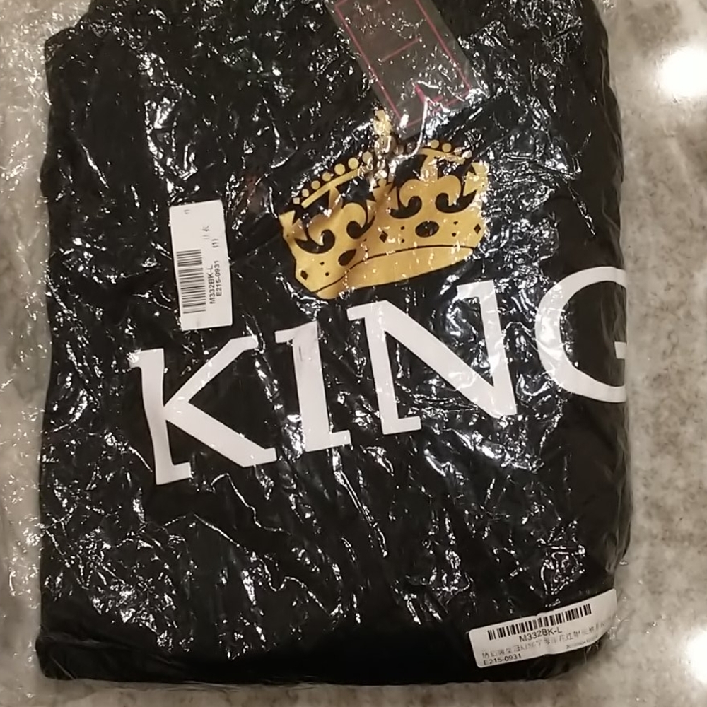 King Black Logo Fitted Sweatshirt